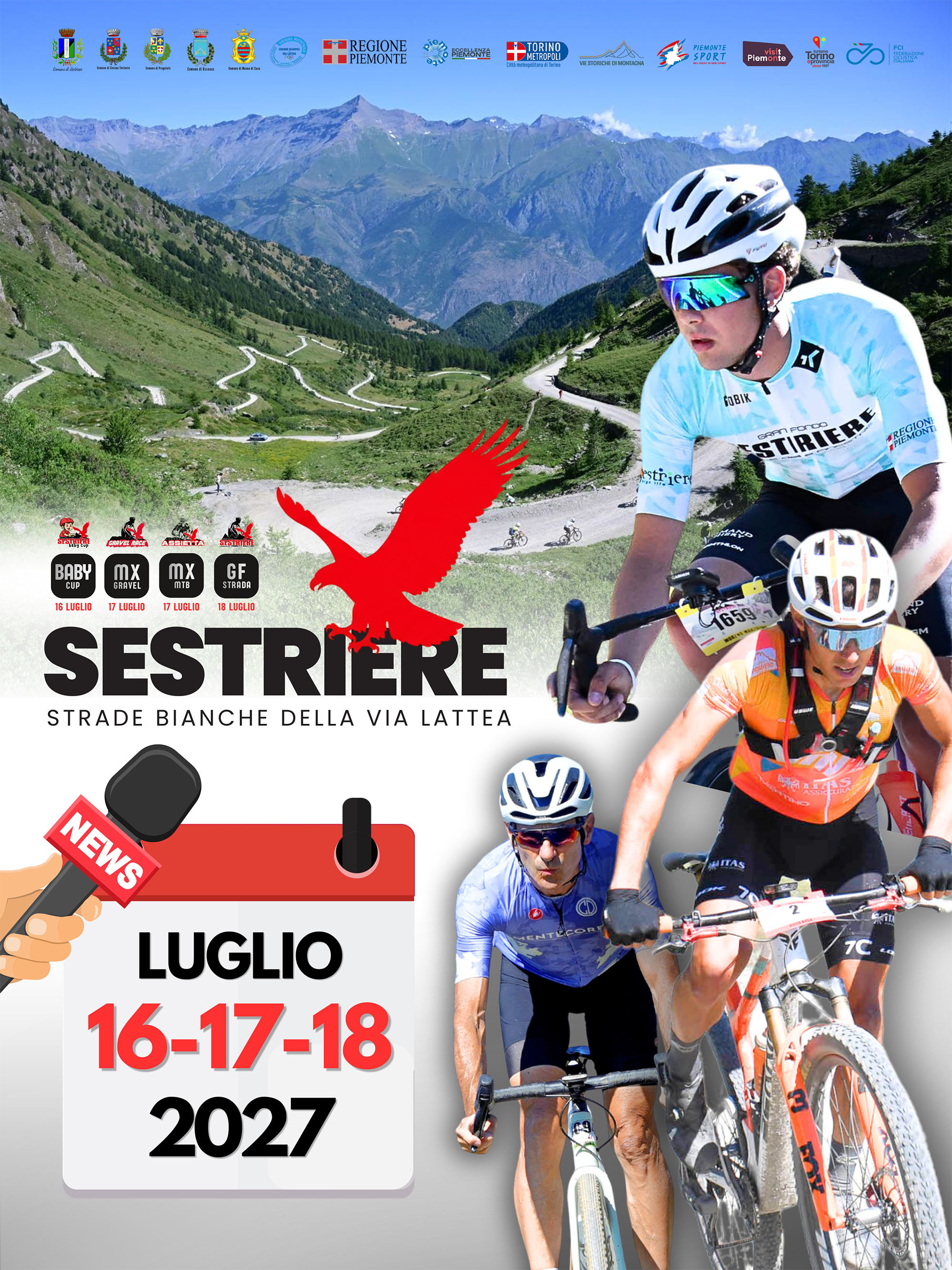 GRANFONDO SESTRIERE APPUNTAMENTO AL 18 LUGLIO 2027